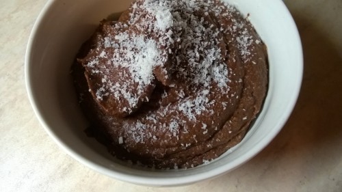 Ajdova kaša s kakavom in banano