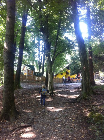 Prava gozdna lokacija s polno dogajanja za mulce, Mengeš