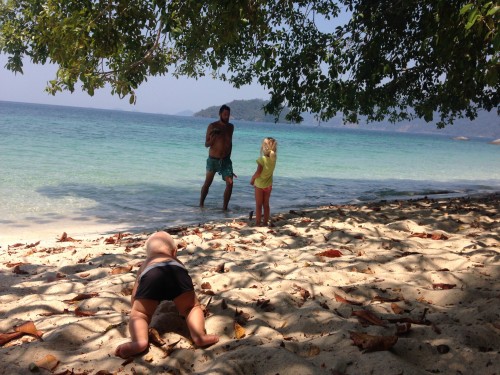 Samotni otoček blizu Ko Lipe, Tajska