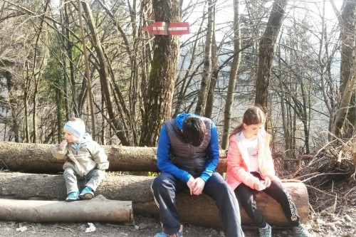 Na pol poti na sv. Primož - ni tako hudo, kot zgleda :)