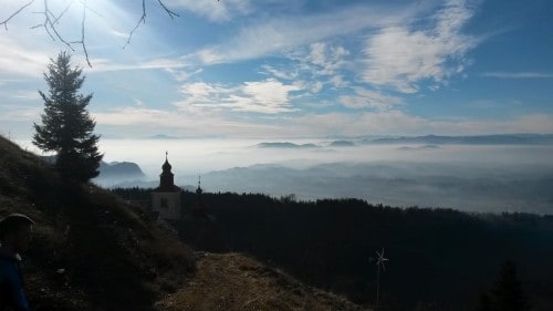 Razgled v dolino (Sv. Primož nad Kamnikom)