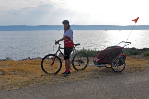 Kolesarjenje po Pašmanu z otroki