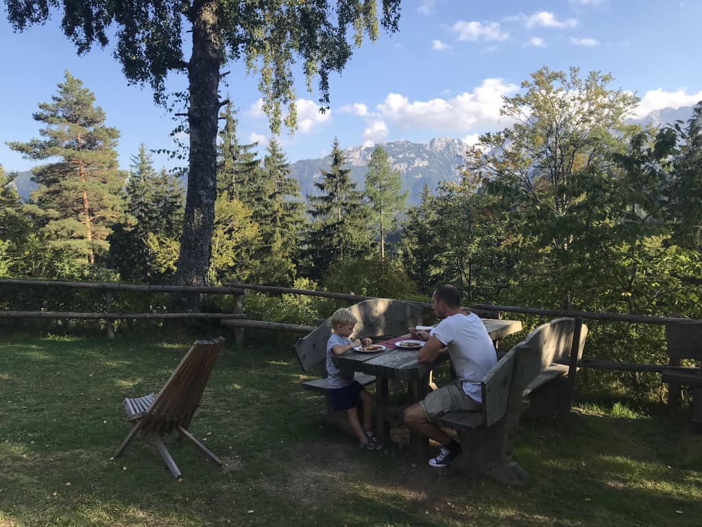 Kosilo v objemu gora v Planisnkem domu Majerhold, Solčavska panoramska cesta