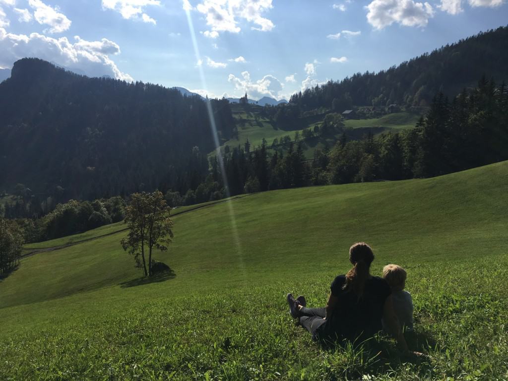 Razgled na Cerkvico sv. Duha, Solčavska panoramska pot